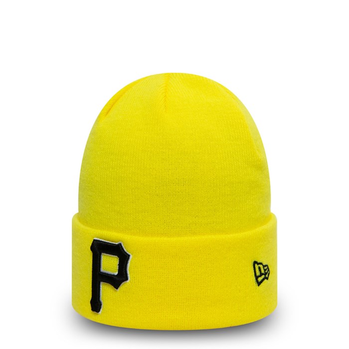 Pittsburgh Pirates League Essential Cuff Pipohattu Keltainen - New Era Lippikset Myynti FI-638102